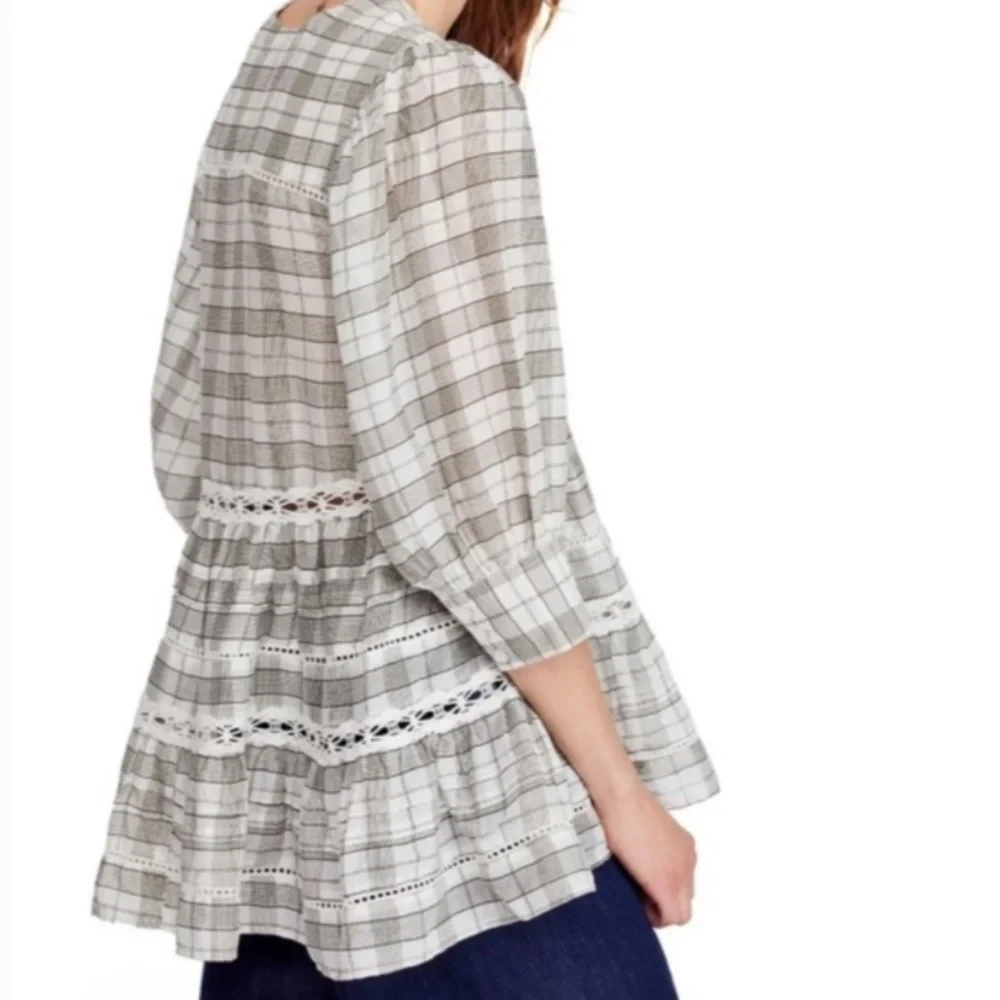 Free People Time Out Lace Tunic Size S